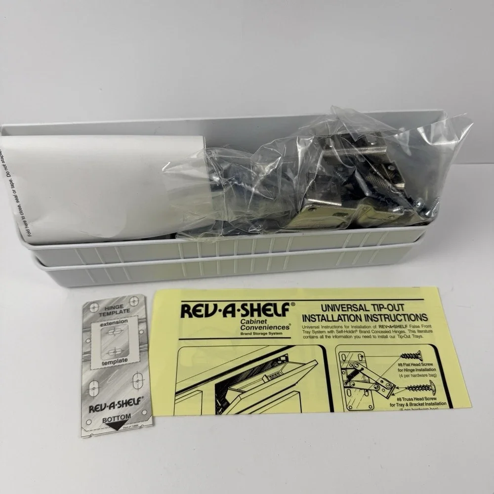 Rev A Shelf Kitchen Cabinet Pull Out Sink Front Trays Organizer New Open Box
